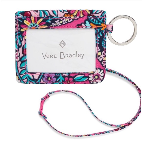 Vera Bradley Kaleidoscope Double Campus ID Lanyard - Picture 5 of 5